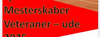 “Veteran-JM UDE 2025”: 23. - 25. maj i Kolding