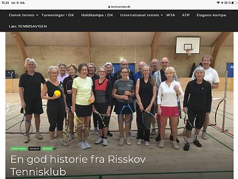 En god historie fra Risskov Tennisklub - RTK